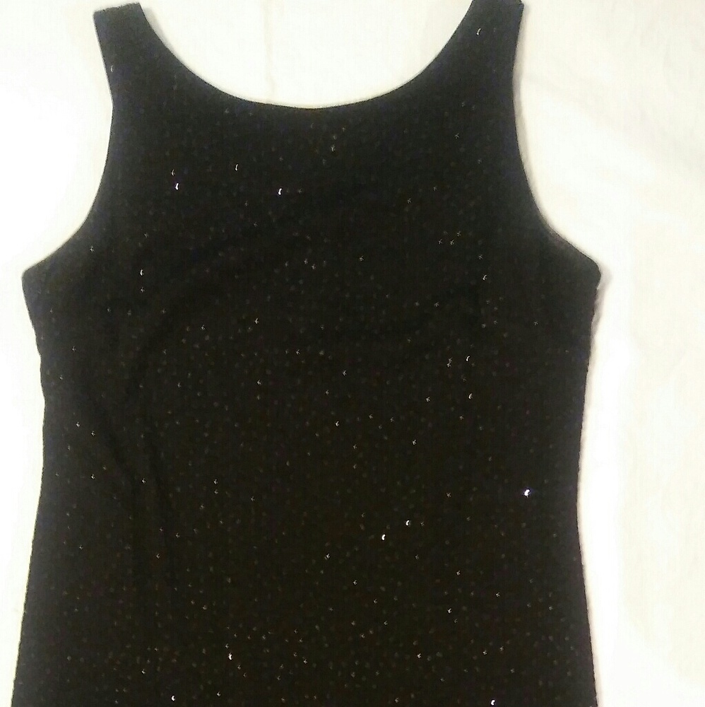 Black Sequins Party Dress